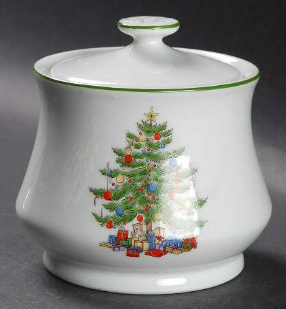 Christmas Collection Sugar Bowl & Lid