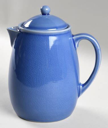 Basique Blue Coffee Pot & Lid