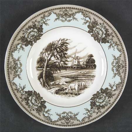 River Scenes Salad Plate