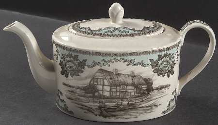 River Scenes Teapot & Lid