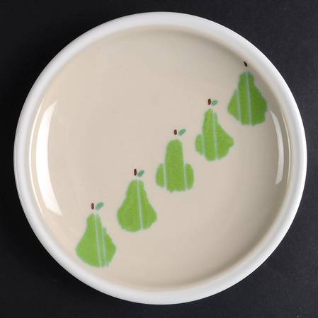 Whipped Cream & Glazed Pear Salad Plate