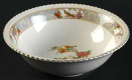 The Vigo (Ribbed, Old English) 8" Round Vegetable Bowl