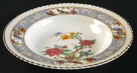The Vigo (Ribbed, Old English) Rim Soup Bowl