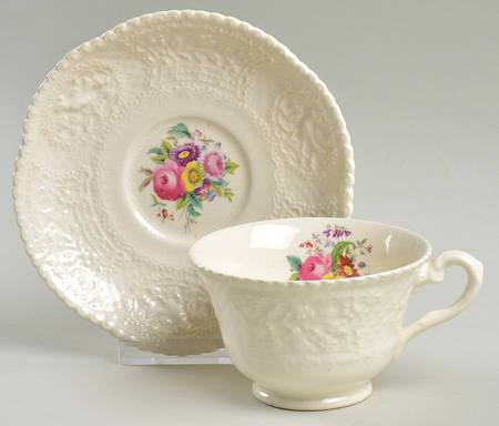 21412 Footed Cup & Saucer Set