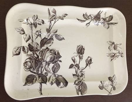 Our Roses 13" Rectangular Serving Platter