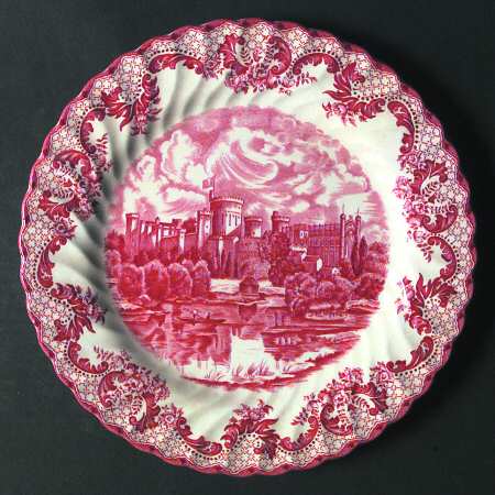 Royal Homes of Britain Red (Swirled) by Johnson Brothers
