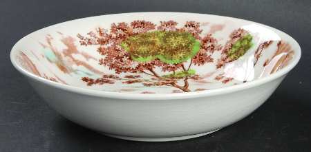 English Village (Brown Multicolor) Coupe Cereal Bowl