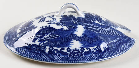 Blue Willow (Made In Japan) Lid for Sauce Boat