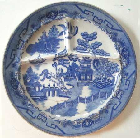 Blue Willow (Made In Japan) Grill Plate