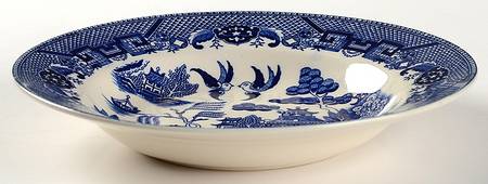 Blue Willow (Made In Japan) Large Rim Soup Bowl