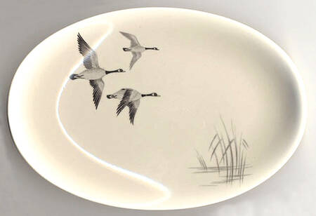 JB533 14" Oval Serving Platter
