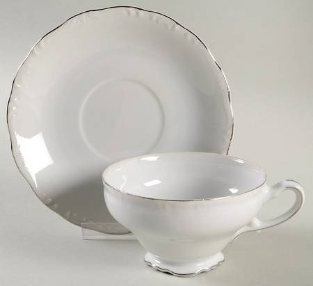 Contessa Footed Cup & Saucer Set