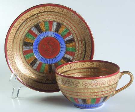 Thousand Faces Flat Cup & Saucer Set