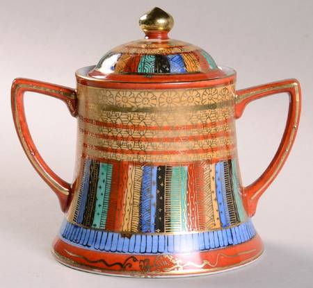 Thousand Faces Sugar Bowl & Lid