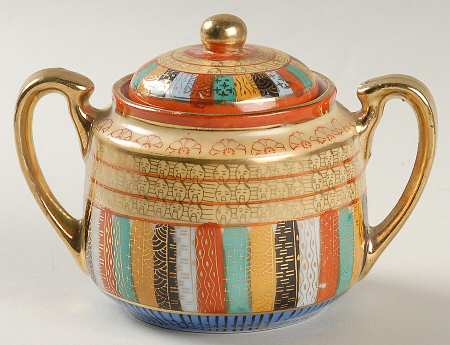 Thousand Faces Mini Sugar Bowl & Lid