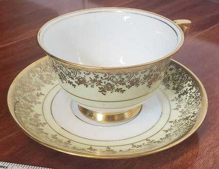 JAP214 Footed Cup & Saucer Set