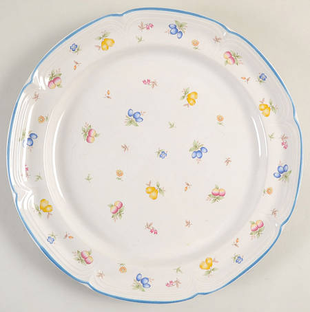 Fruit Chintz 12" Chop Plate (Round Platter)