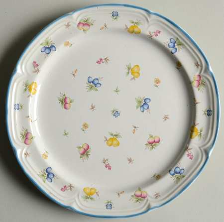 Fruit Chintz Salad Plate