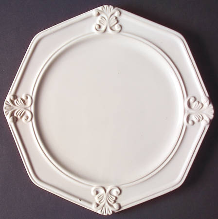 Vintage Ivory (Creamy White) Salad Plate
