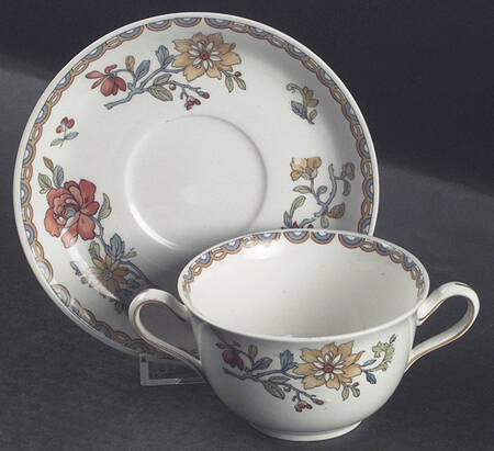 JB559 Flat Bouillon Cup & Saucer