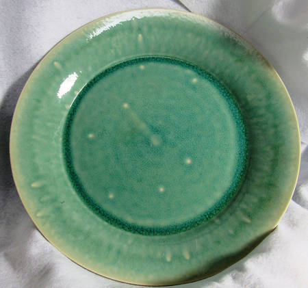 Tourron Jade 15" Deep Round Platter