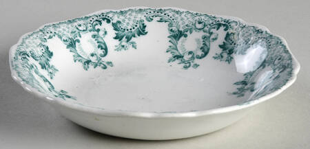 Cloverly Blue Green Fruit/Dessert (Sauce) Bowl