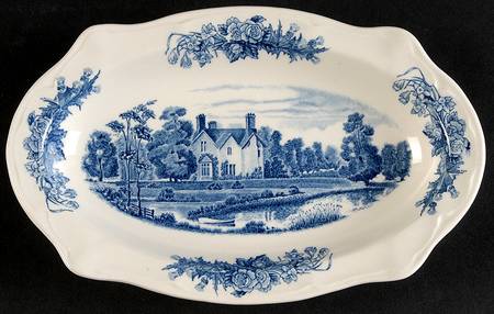 Royal Homes of Britain Blue Relish/Gravy Underplate