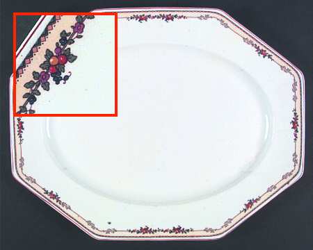 JB585 14" Oval Serving Platter