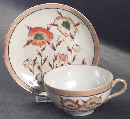 JAP253 Flat Cup & Saucer Set
