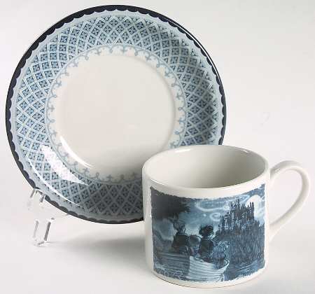 Harry Potter Traditional Flat Cup & Saucer Set