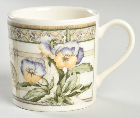 Enchanted Garden Flat Demitasse Cup