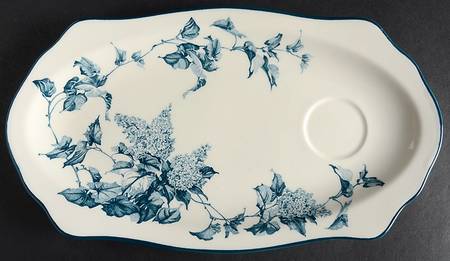 Hydrangea Blue Snack Plate