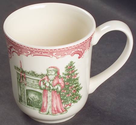 Old Britain Castles Pink Christmas(Made in England Mug