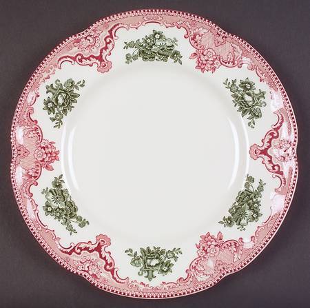 Old Britain Castles Pink Christmas(Made in England Accent Salad Plate