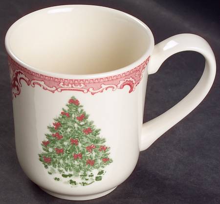 Old Britain Castles Pink Christmas(Made in England Mug
