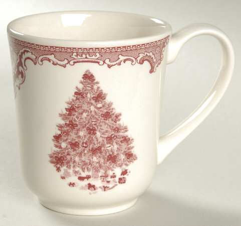 Old Britain Castles Pink Christmas(Made in England Mug