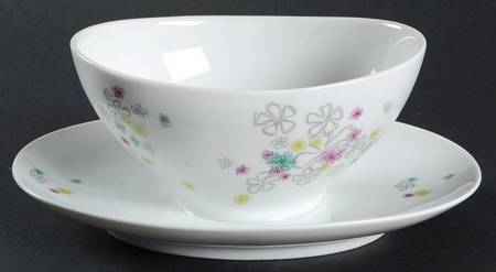 JOH272 Gravy Boat with Attached Underplate