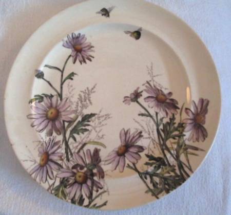 Chrysanthemin Multicolor Salad Plate