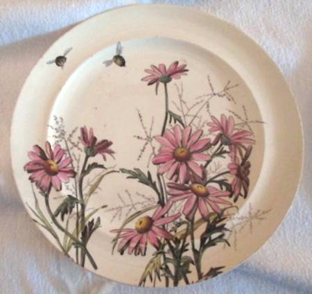 Chrysanthemin Multicolor Salad Plate