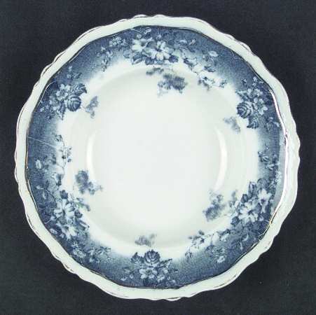 Clayton (Blue Transferware, Gold Trim) by Johnson Brothers