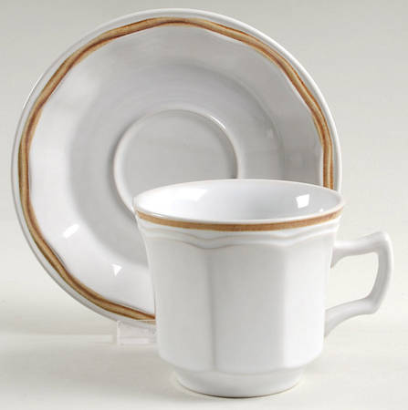 Wildflower Flat Cup & Saucer Set