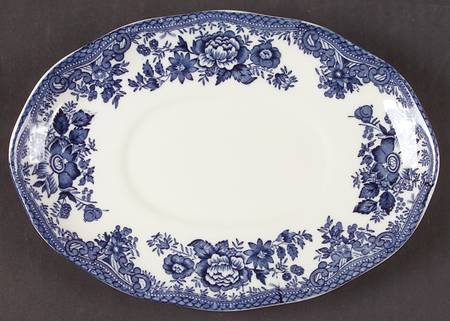 Asiatic Pheasant Blue Relish/Gravy Underplate