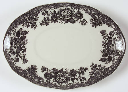 Asiatic Pheasant Black Relish/Gravy Underplate