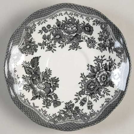 Asiatic Pheasant Black Saucer