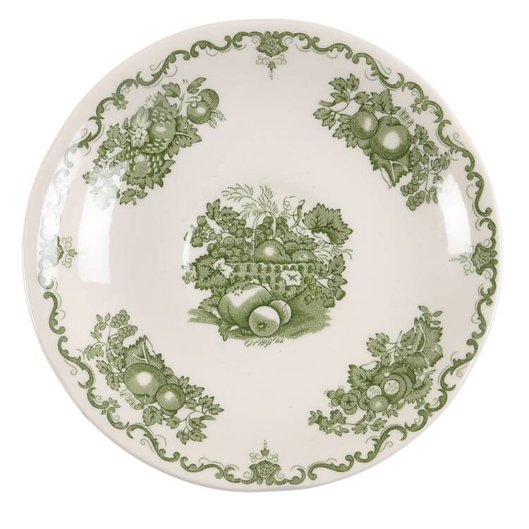 Fruit Basket Green Saucer