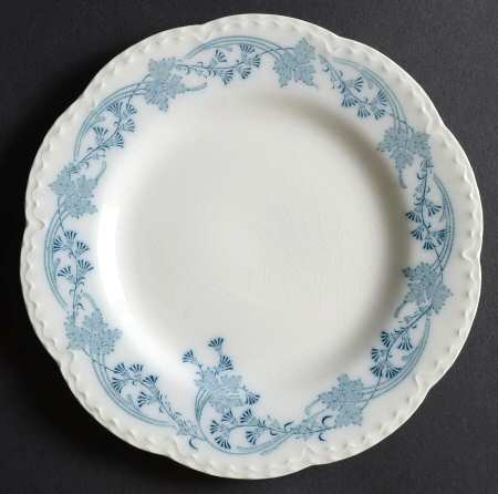 Vintage (Blue Ivy, No Gold) Dessert/Pie Plate