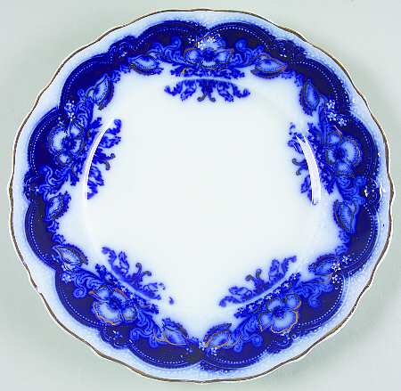Oregon (Flow Blue) Dessert/Pie Plate
