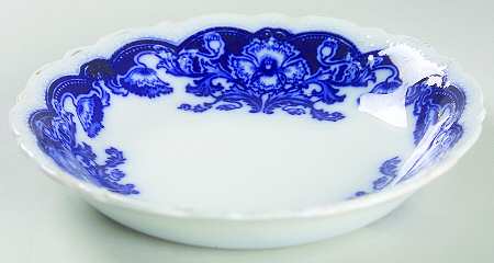 Oregon (Flow Blue) Fruit/Dessert (Sauce) Bowl