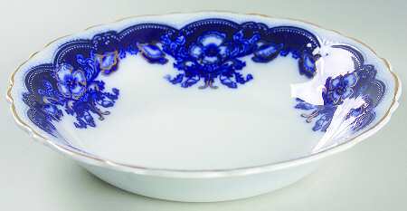 Oregon (Flow Blue) Coupe Soup Bowl