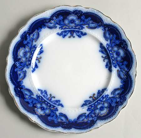 Oregon (Flow Blue) Salad Plate